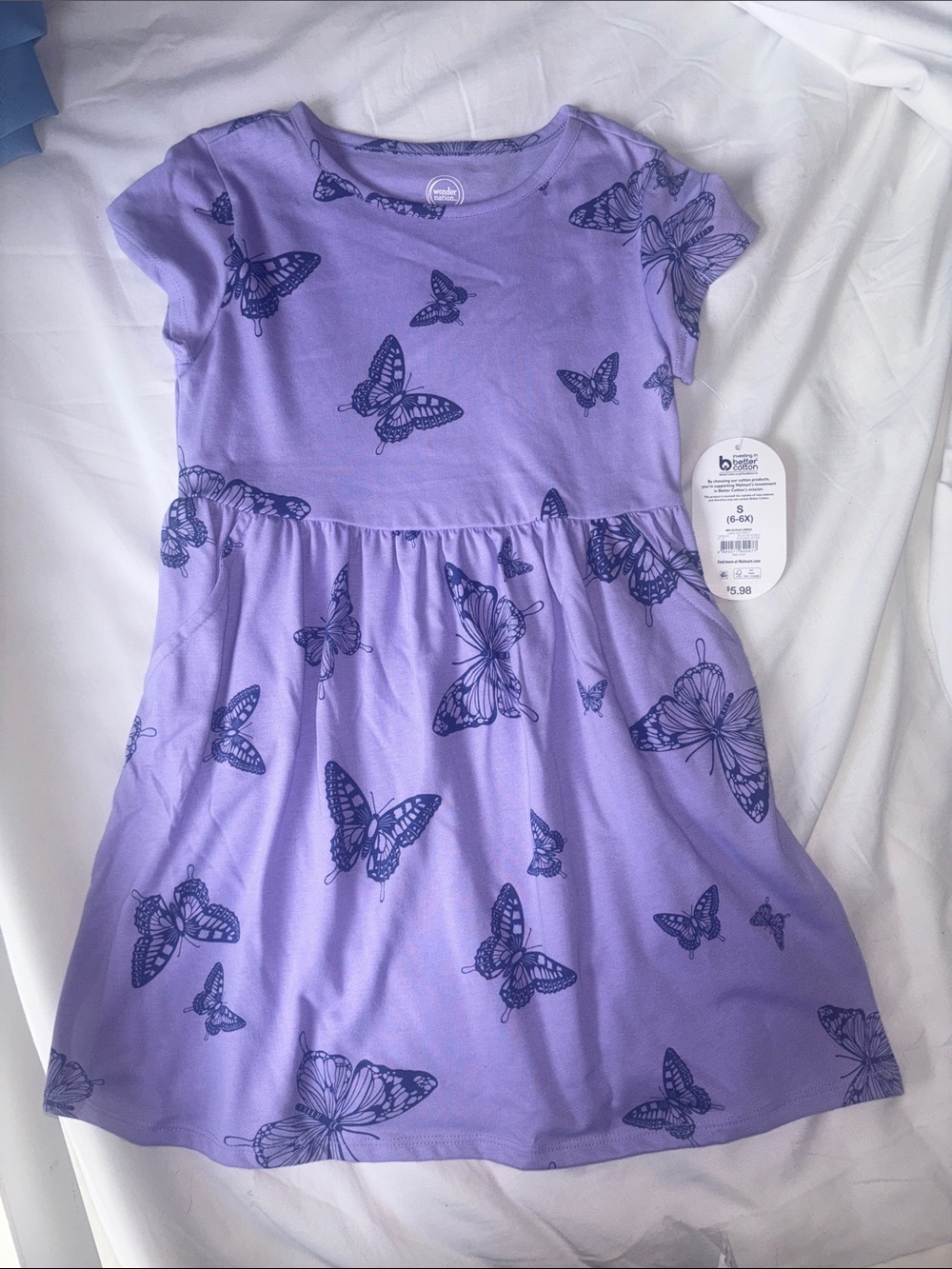 wonder nation Bright Pink Ribbed Tee & Tulle Heart Dress - Picture 4 of 5